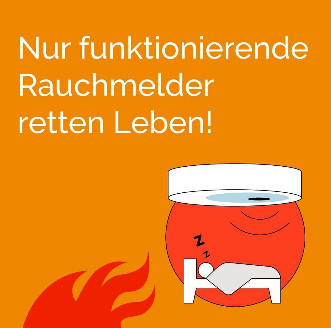 Rauchmelder retten Leben